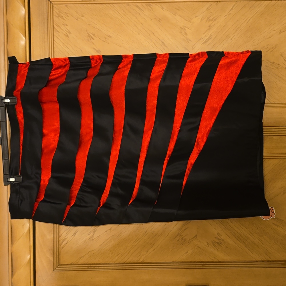 Unamed red and black dress skirt